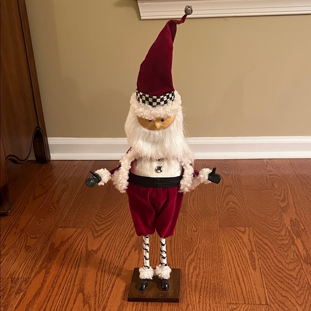 MacKenzie-Childs Santa Figurine One-of-a-Kind RARE